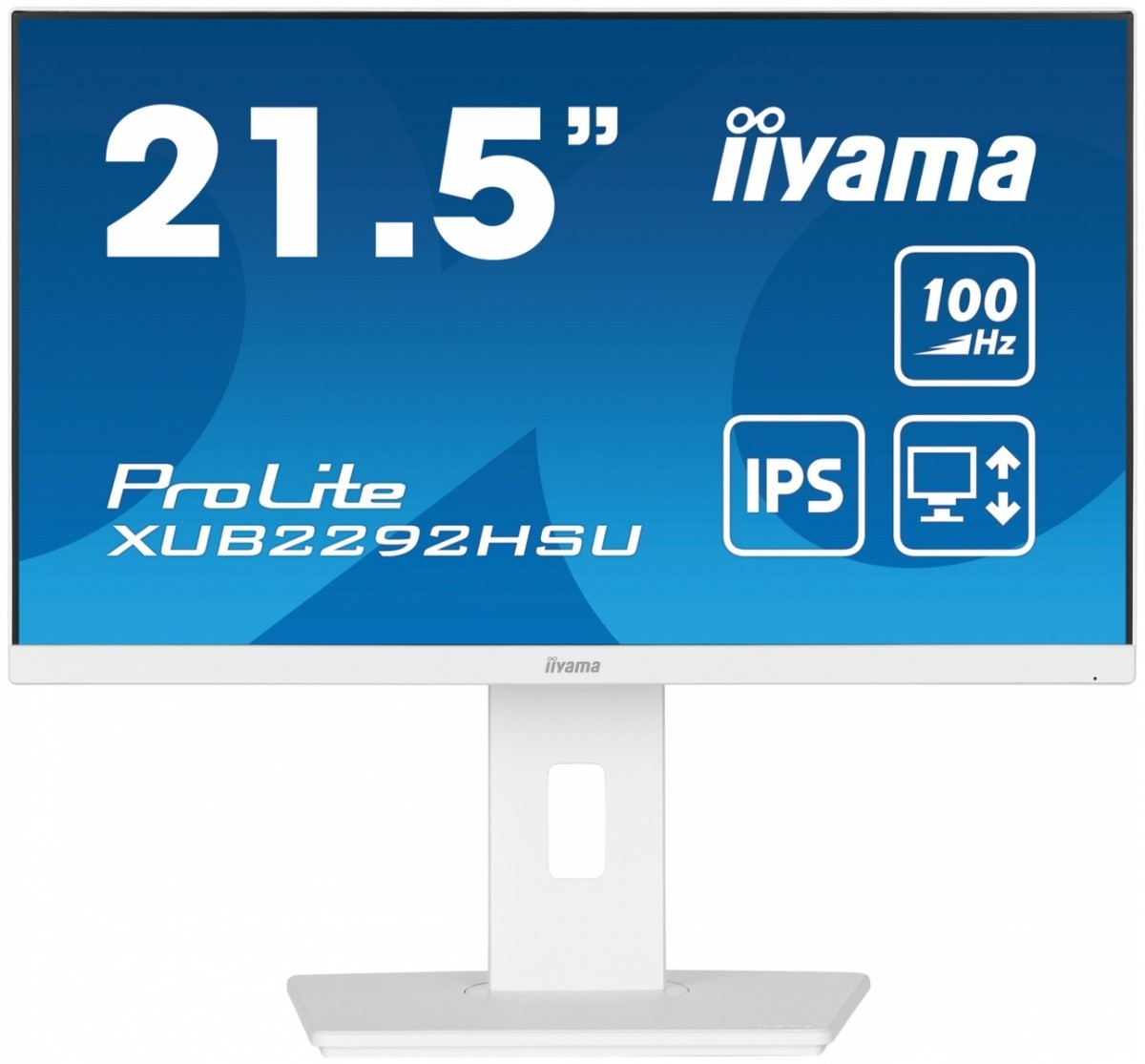 Iiyama Monitor 21.5 cala ProLite XUB2292HSU-W6 Ips 100Hz Pivot Hdmi Biały