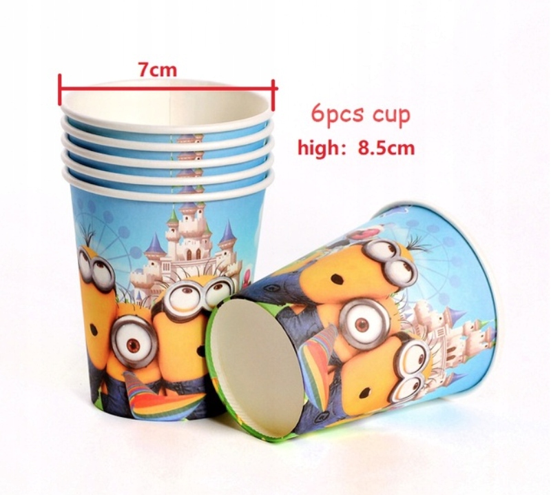 MINIONKI JEDNORAZOWA DEKORACJA STOŁOWA 31 SZTUK Marka inna marka