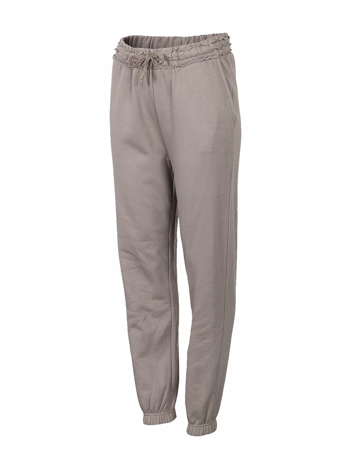 4F DAMSKIE SPODNIE DRESOWE JOGGERY Z22 SPDD014 L Wzór dominujący bez wzoru