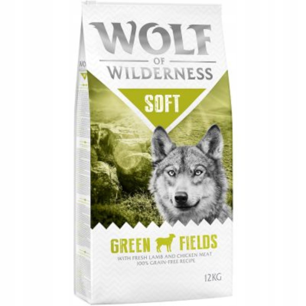 Wolf of Wilderness „Soft Green Fields“, jehněčí maso 12 kg