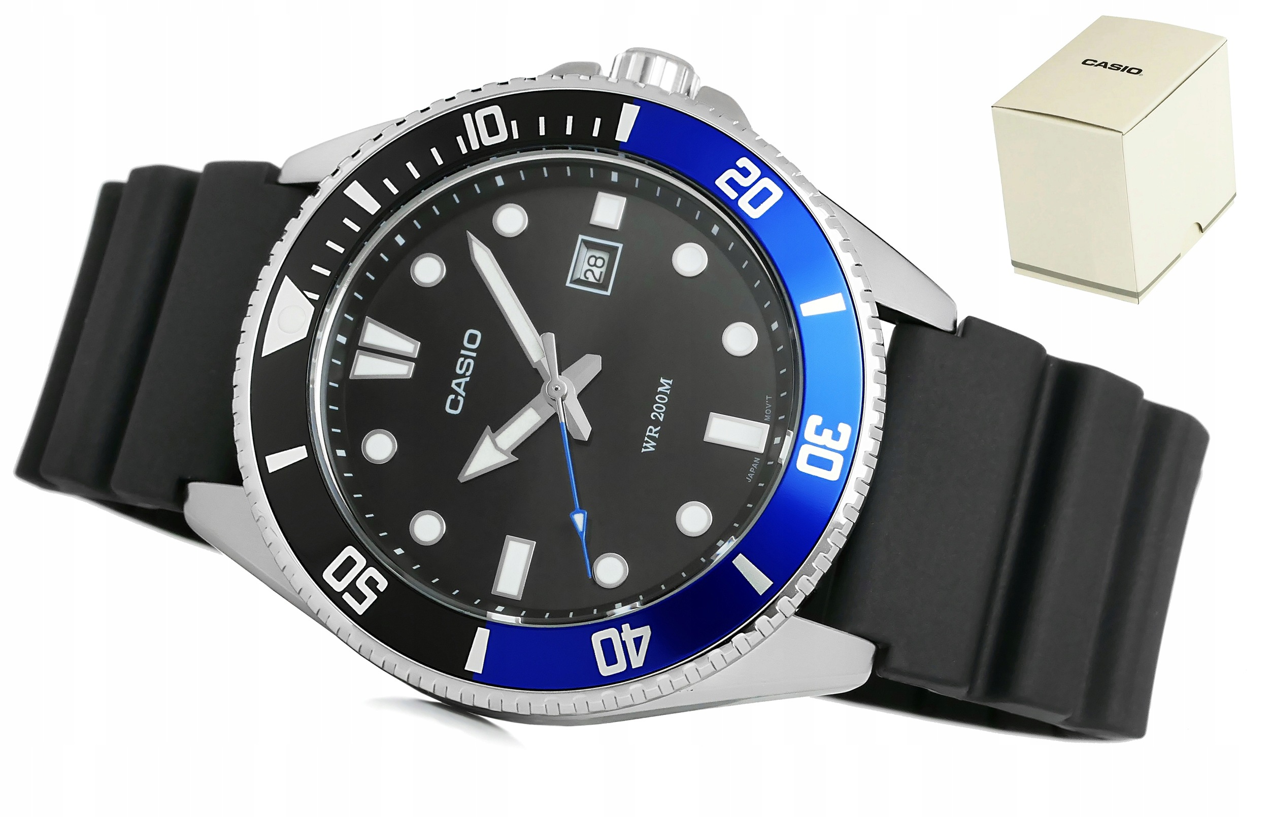 Pánské Hodinky Casio MDV-107-1A2VEF Sport Diver 20 Bar Datumovka Box