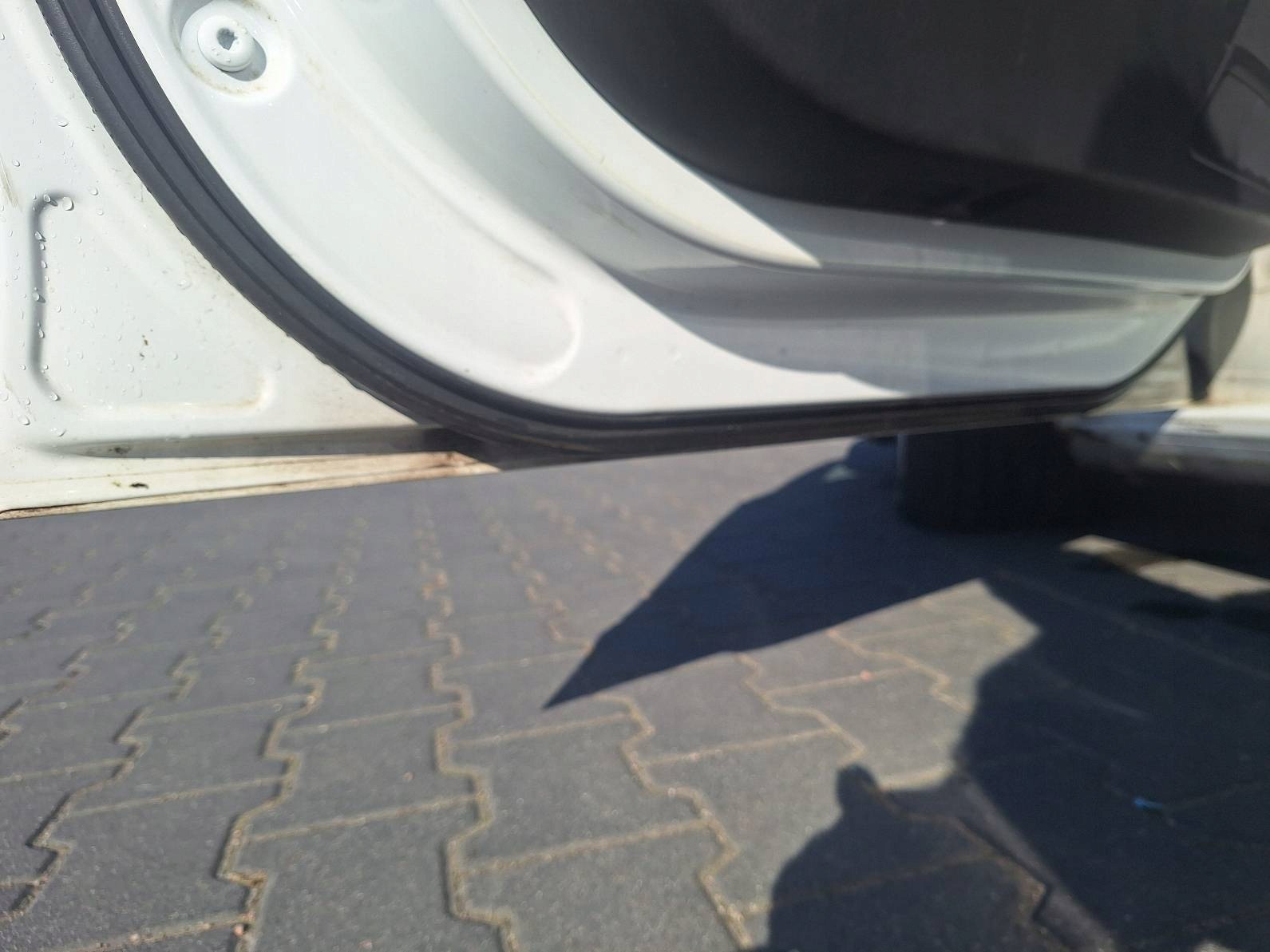 door complete left front + mirror UK AUDI A4 B8 LY9C