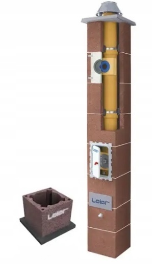 Keramický komínový systém Leier Turbo-S 11 m fi 140 komínový set plynový olej