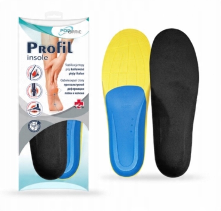 

Wkładki profilowane koślawość Profil Insole Corbby