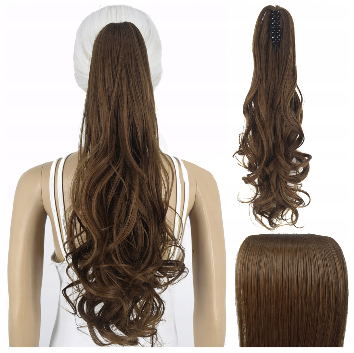 

Doczepiane Włosy Kucyk Na Klipsie Clip In 55cm