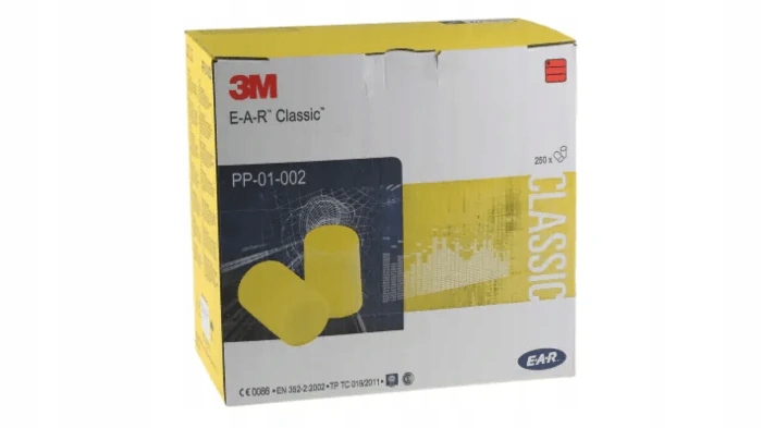 Zatyczki ochronniki stopery 3M Ear Classic 250par 3M PP-01-002