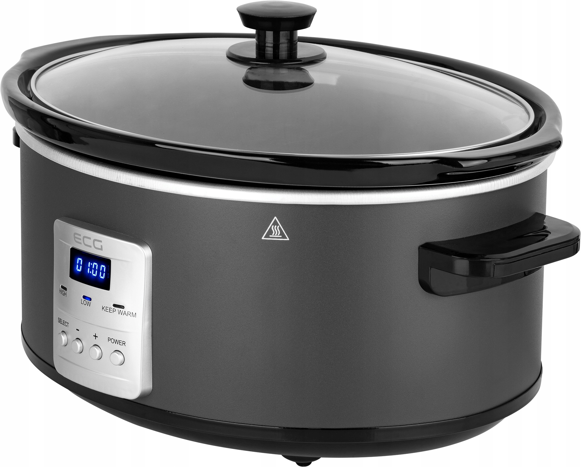Pomalý hrniec Ecg Ph 6530 Slow Master misa 6,5L 3 prevádzkové režimy Led 270 Watt