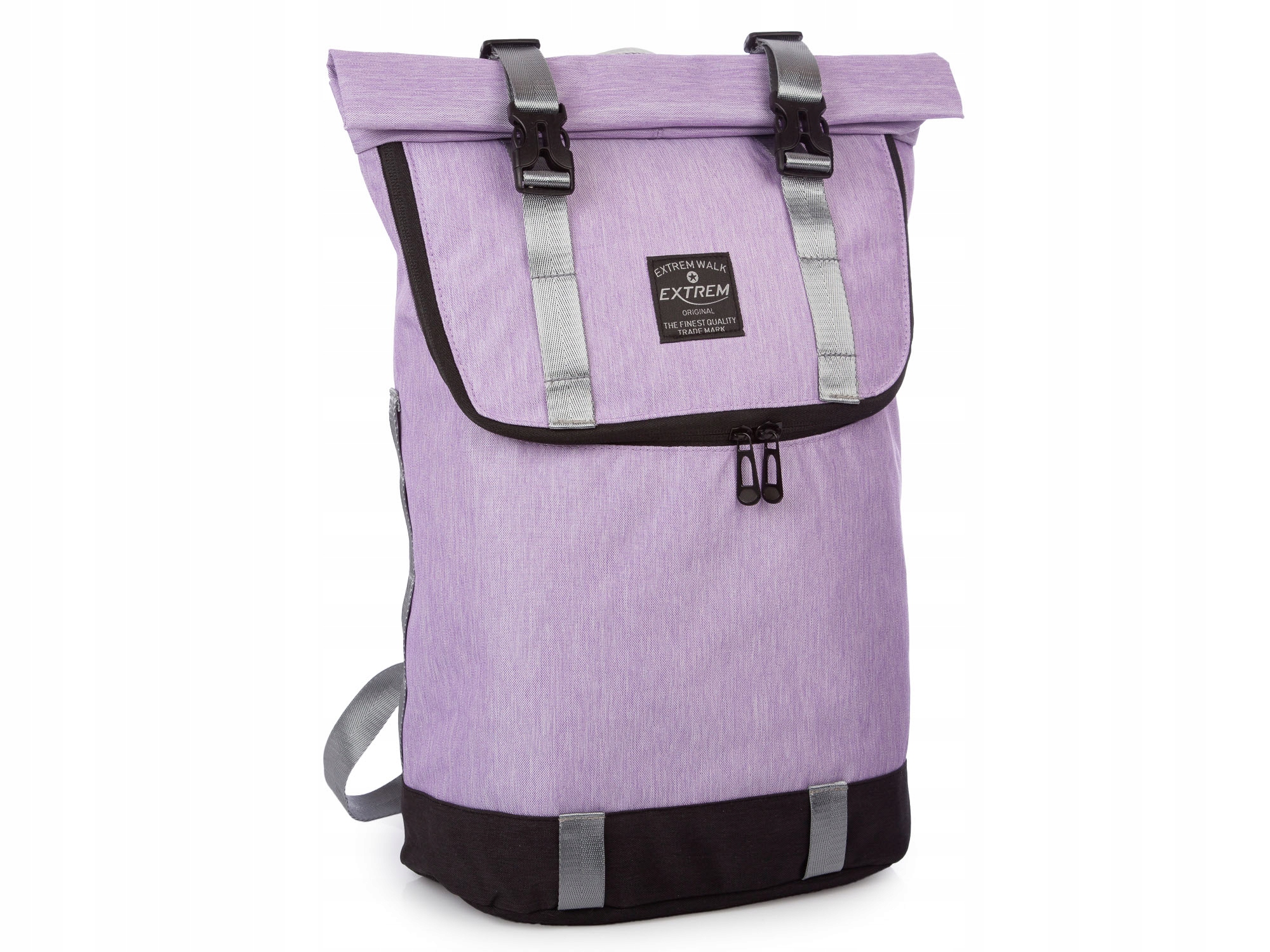 Plecak Turystyczny miejski Damski Wysoki Trekkingowy Sportowy fioletowy