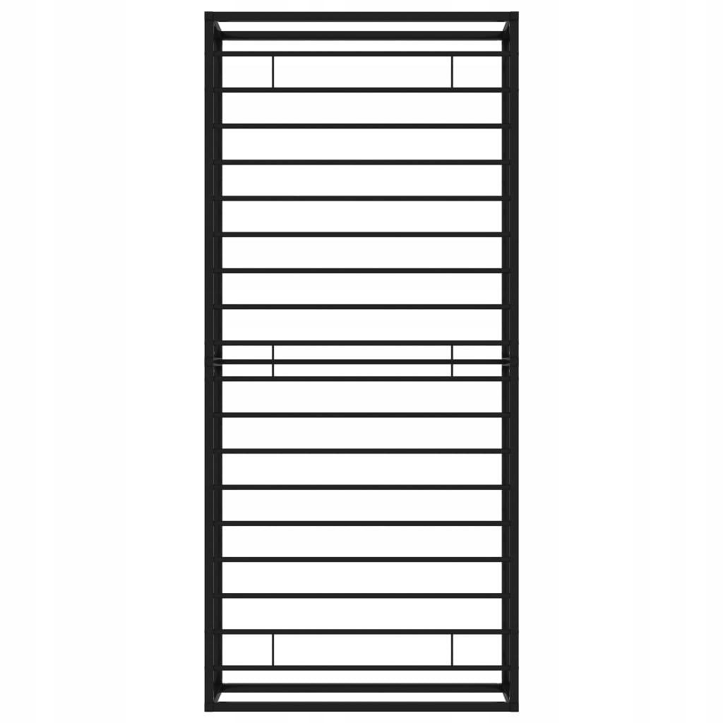 RAMA STELAŻ ŁÓŻKA METALOWA CZARNA 90X200 CM Rozmiar (cm) 90x200