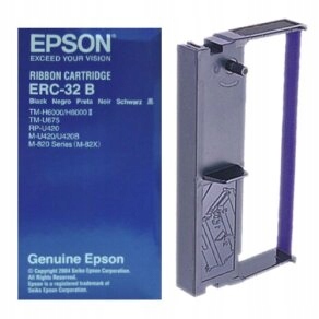 Epson Ribbon Cartridge TM-U675/-H6000/II, M-U420/820/825, black (ERC32B)