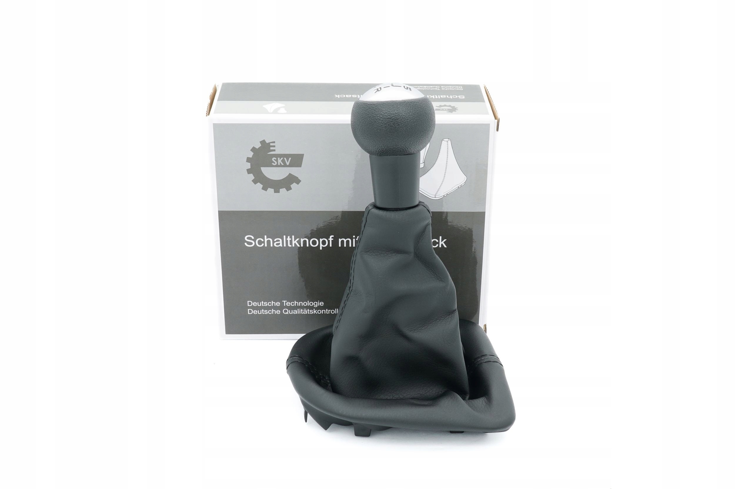 GAŁKA ZMIANY 5 BIEGÓW Z MIESZKIEM PEUGEOT 207 307 308 CHROM CZARNE CYFRY