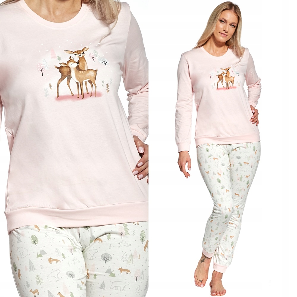 Dámské Pyžamo Cornette 467 Fall XXL 44 Růžová