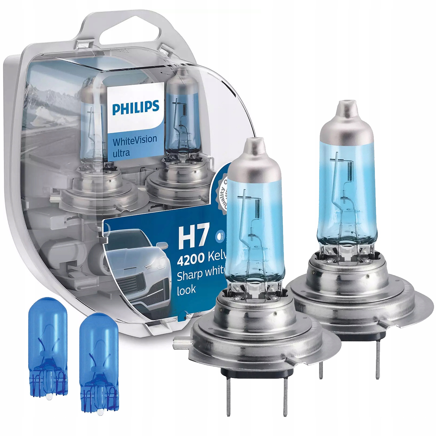 

Philips Żarówki H7 White Vision Ultra 4200K W5W