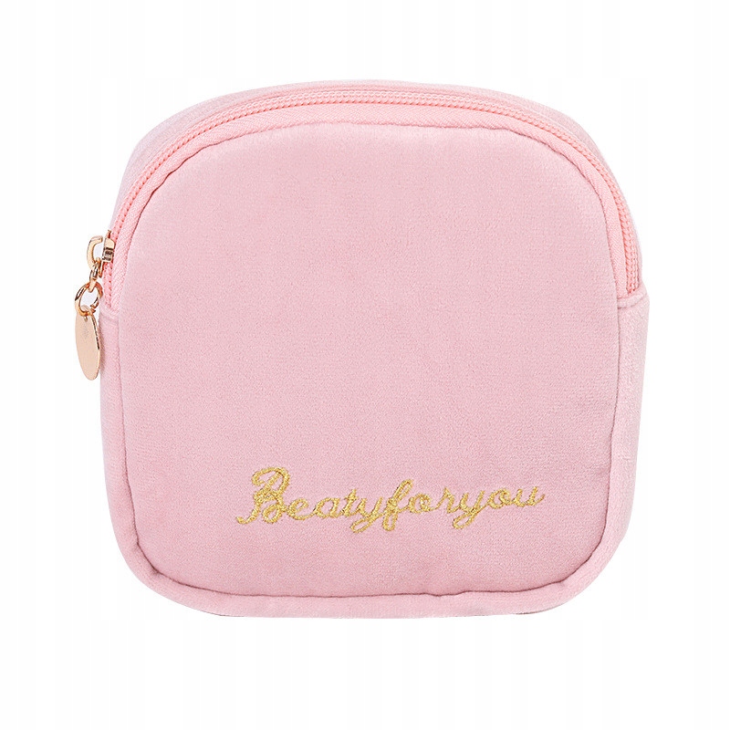 

Kosmetyczka Mała Etui Na Tampony Podpaski Różowa