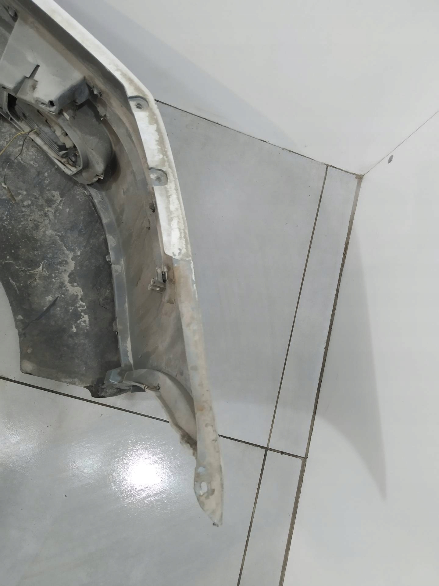 bumper front BIALY before LIFT Skoda Octavia II (2004-2013)