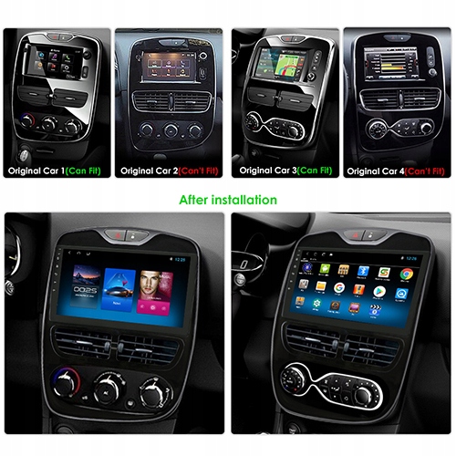 RADIO ANDROID RENAULT CLIO IV 4 CARPLAY 4/64G SIM Marka inna