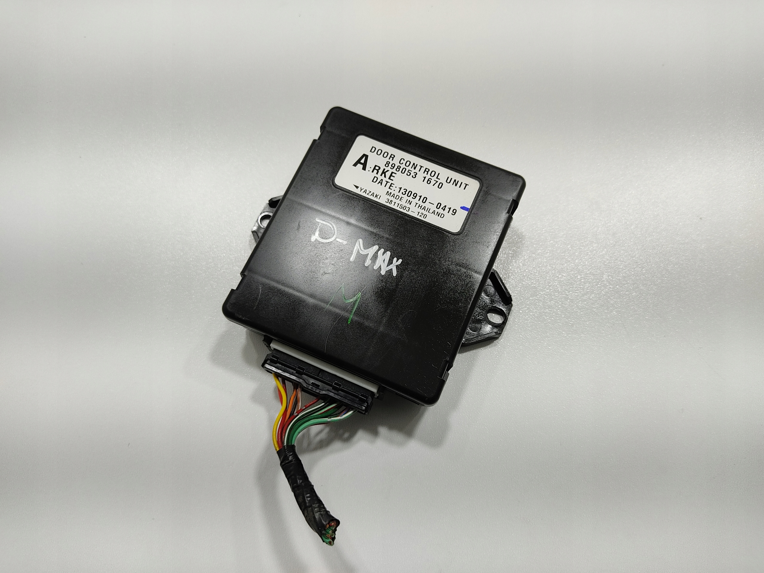 module control unit door ISUZU D-MAX and 898053 8980531670 2002-2011