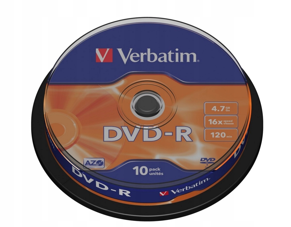 Płyta DVD Verbatim Dvd-r 4,7 Gb 10 szt.
