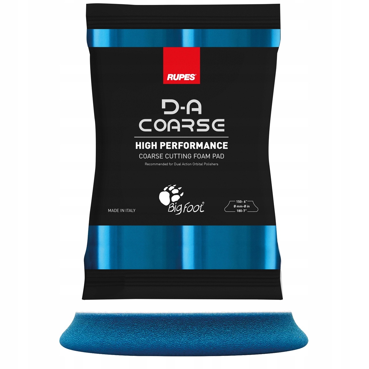 Gąbka polerska rzep 80/100mm Da High Performance Coarse Rupes (9.DA100H)