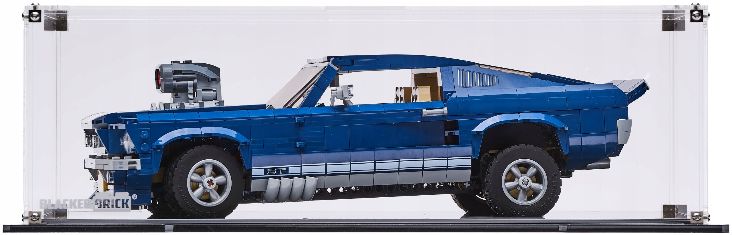Vitrína Blacked Brick pre Lego 10265 Creator Expert Ford Mustang