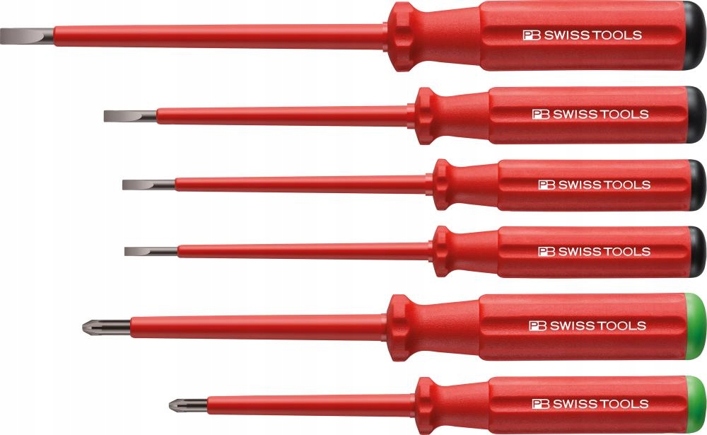Šroubováky Vde 6-ks ploché křížové Pz Classic Pb Swiss Tools