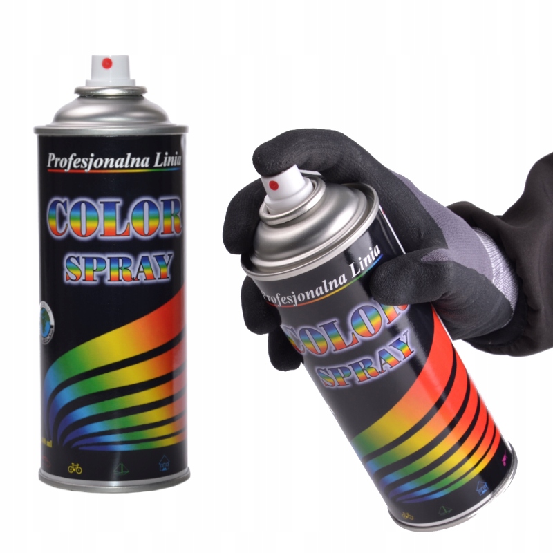 

Color Spray Lakier Farba Ral 9003 Biały Podkład