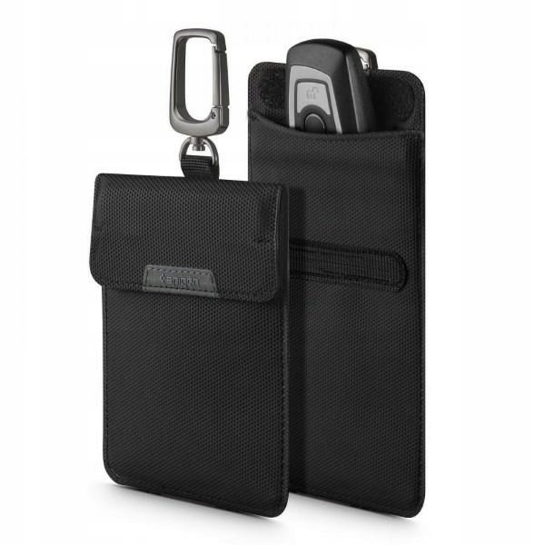 Spigen Pouch Keyless Rfid Signal BlockerKlec Faradaya černá/černá AFA037