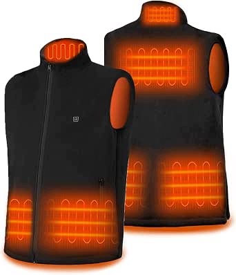 Topná vesta Dr.prepare 6 topných zón 3 úrovně vyhřívání unisex