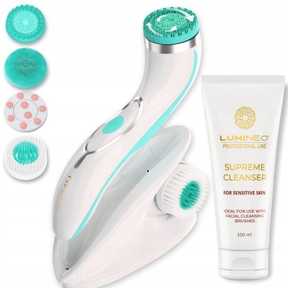 Brush Pro Lumineo 4 hroty gel pro citlivou pokožku, tyrkysový Prószyński