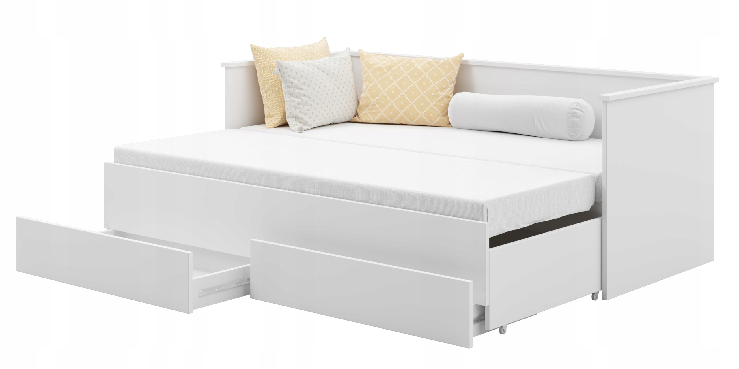 Łóżko młodzieżowe rozkładane HELIOS 80x200cm białe Marka Kobi