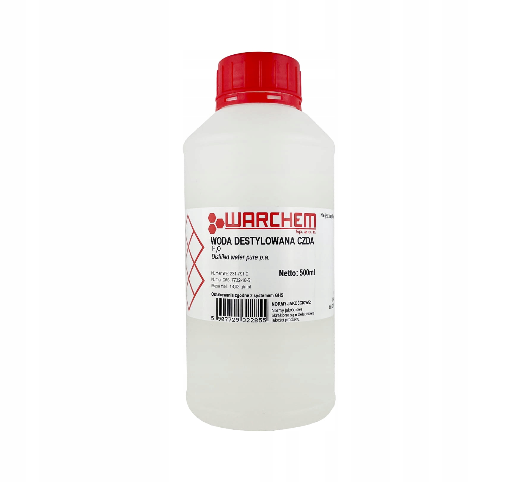 

Woda Destylowana czysta do analiz 500ml