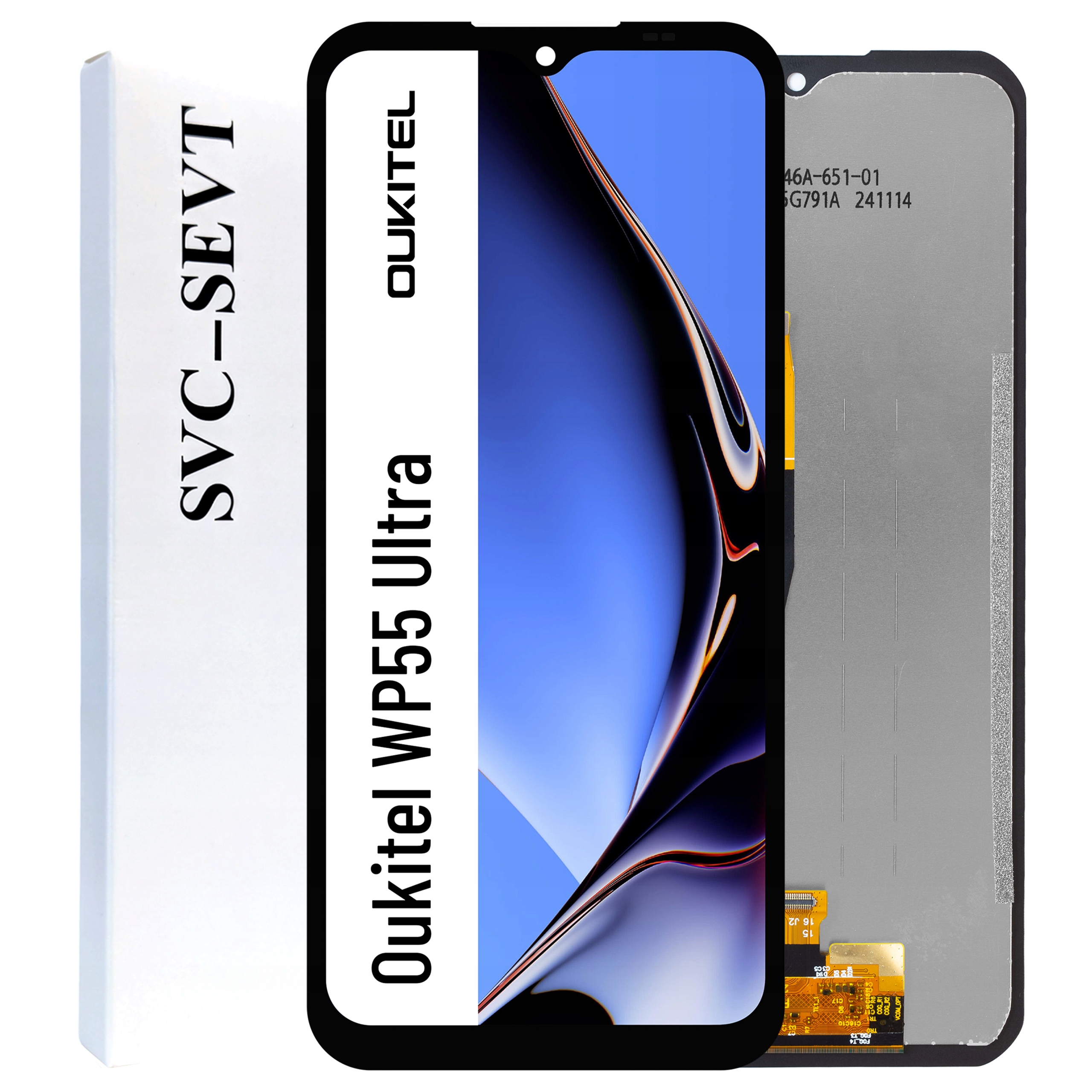 Displej pro Oukitel WP55 Ultra LCD displej Originál Zila