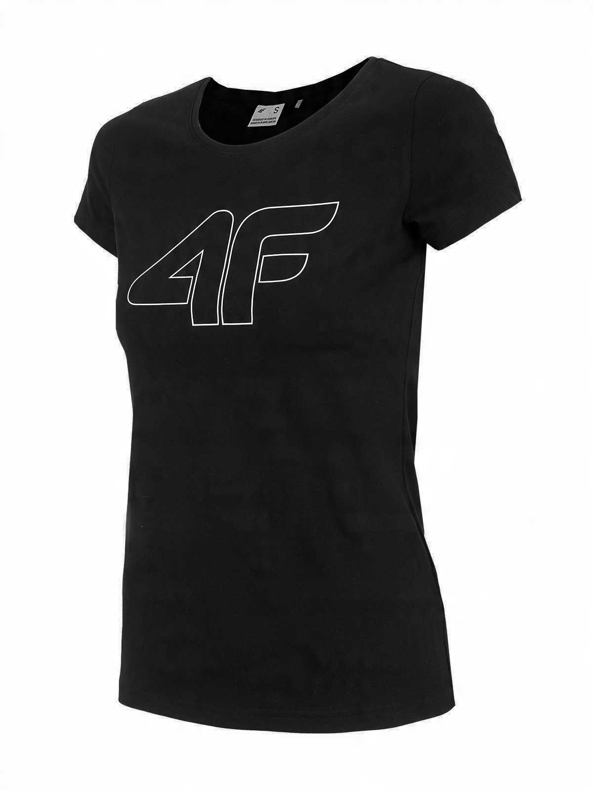 

4F T-shirt Koszulka Damska TSD353 Czarna 3XL