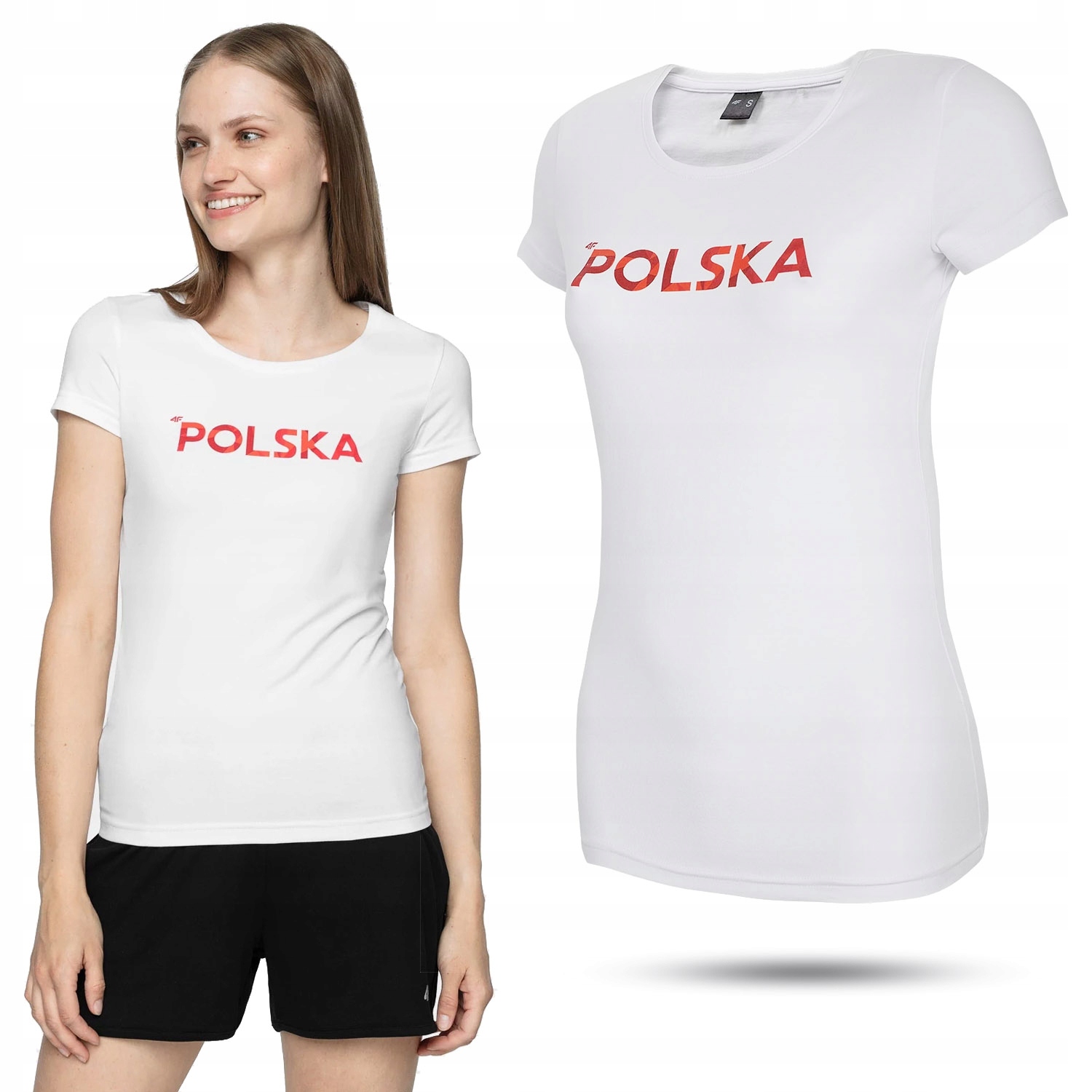 

Damska Koszulka Kibica 4F TSD500 T-shirt Polska