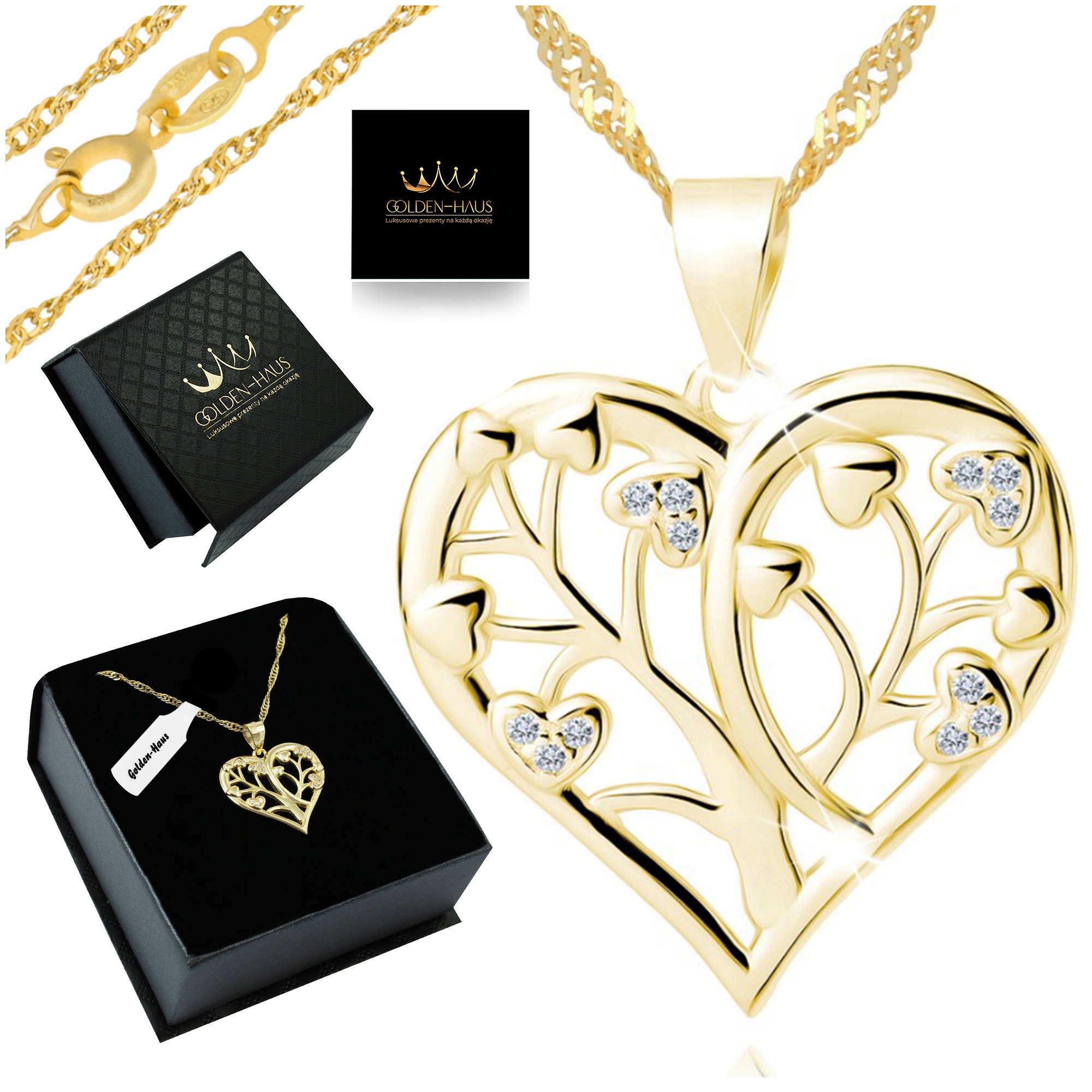 Zlatý Řetízek Se Srdíčkem Stříbro 925 Dárek Pro Dívku Manželky Maminky