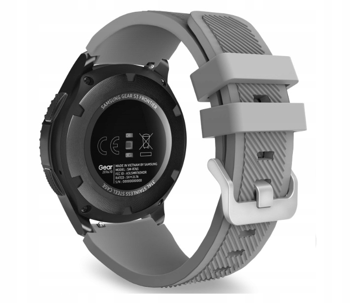 ZESTAW 4X PASEK OPASKA SAMSUNG GALAXY WATCH 46MM CLASSIC 3 45MM GEAR S3 Materiał guma