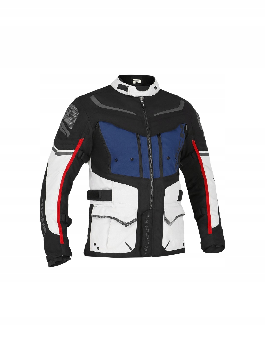 Kurtka Richa Infinity II Adventure Light Grey Blue Red XXL