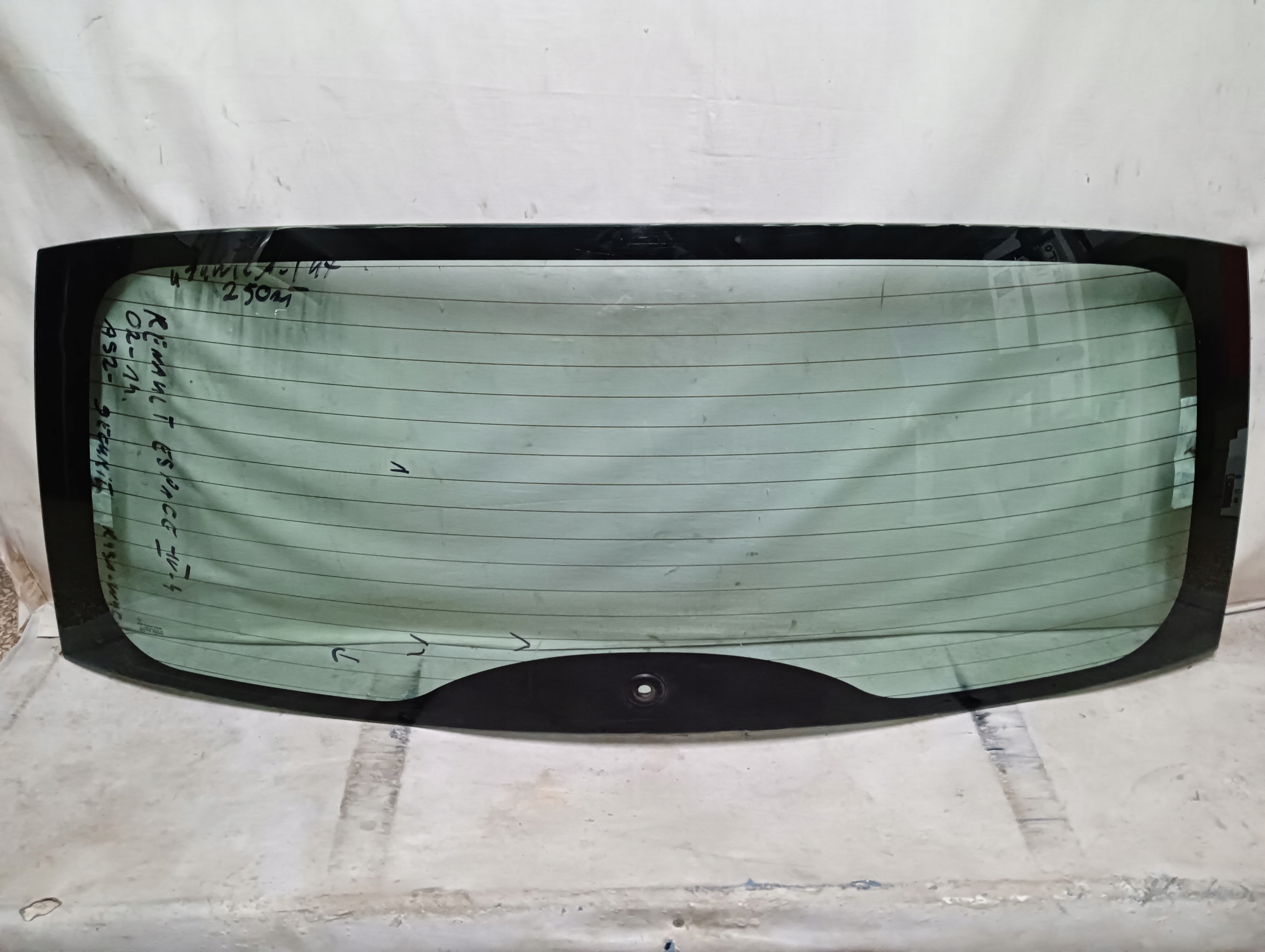 SZYBA TYLNA RENAULT ESPACE IV-4 (2002-2014) AS2 RYSA WYCIERACZKI