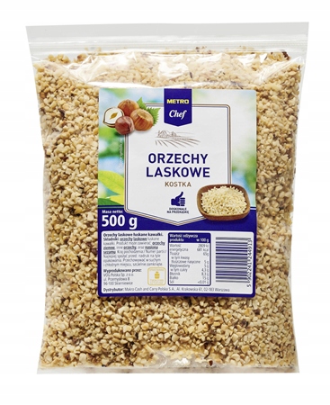 Metro Chef Lískový ořech kostka 500 g
