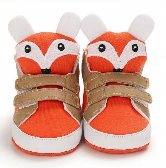 Buciki niemowlęce 6-12 miesięcy niechodki roz 19 Rodzaj zapięcia Rzepy