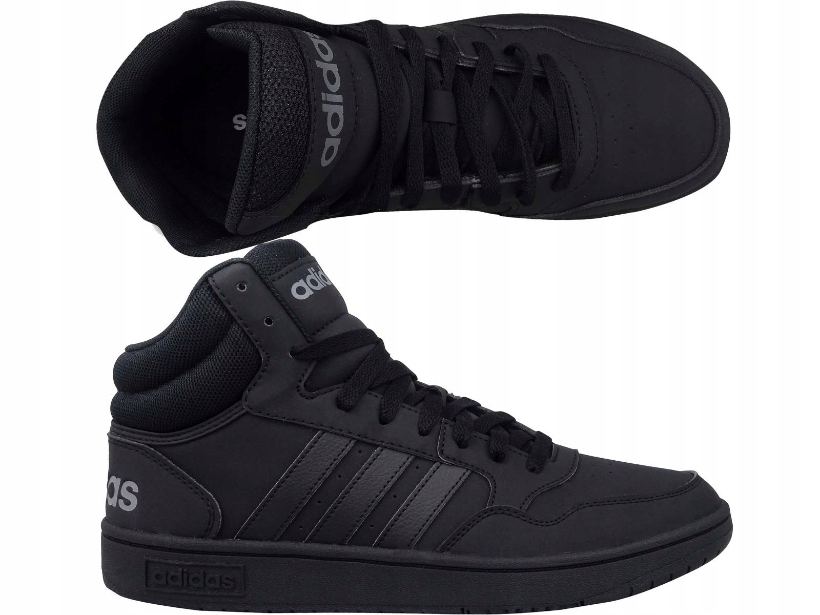 ADIDAS HOOPS MID GV6683 BUTY TRAMPKI MĘSKIE CZARNE