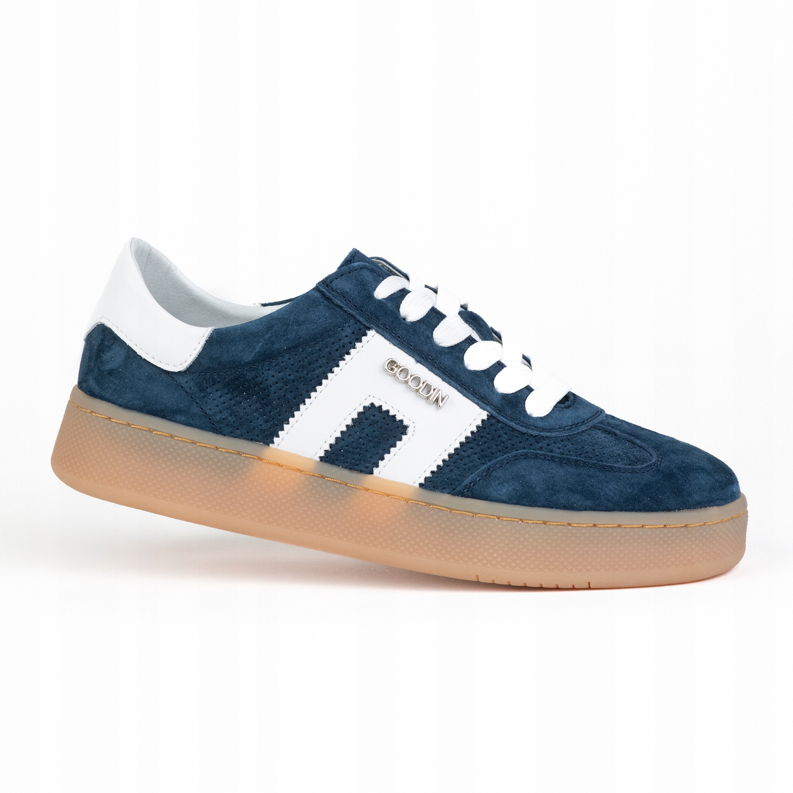 Sportovní dámské tenisky Goodin GD-SW-S2601 semišová kůže modrá 37