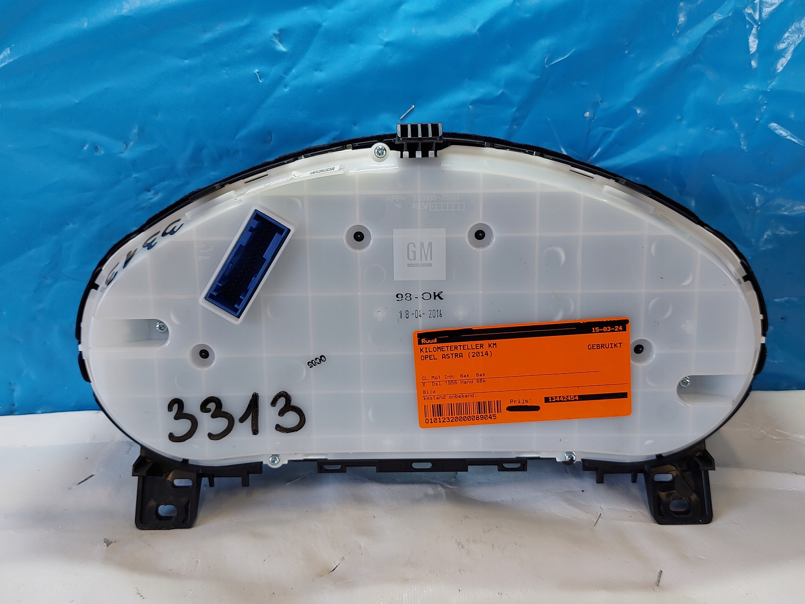 dials clock ASTRA J 2.0 CDTI 2014R 13442454