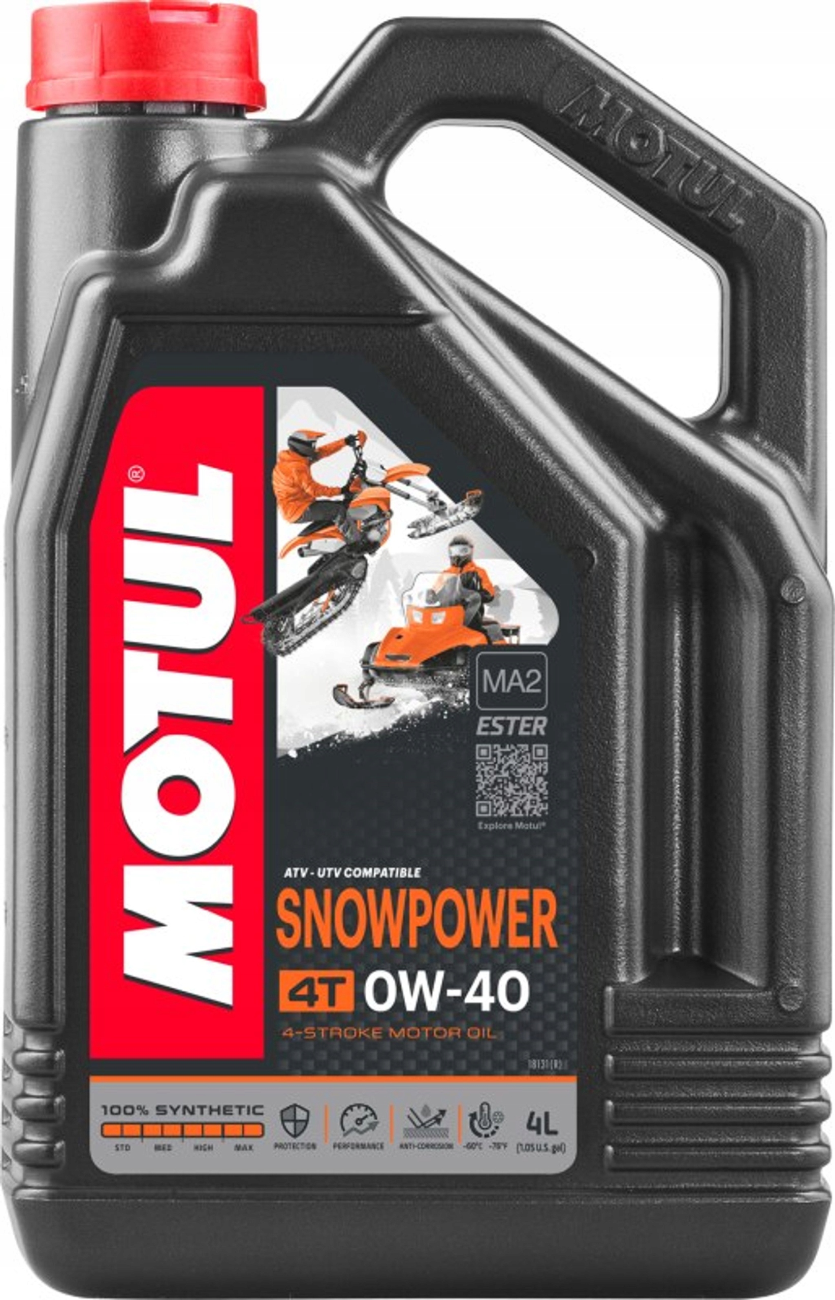 Olej Motul 0W40 4L 4T Snowpower 0W40 Snow 4T 4L Motul