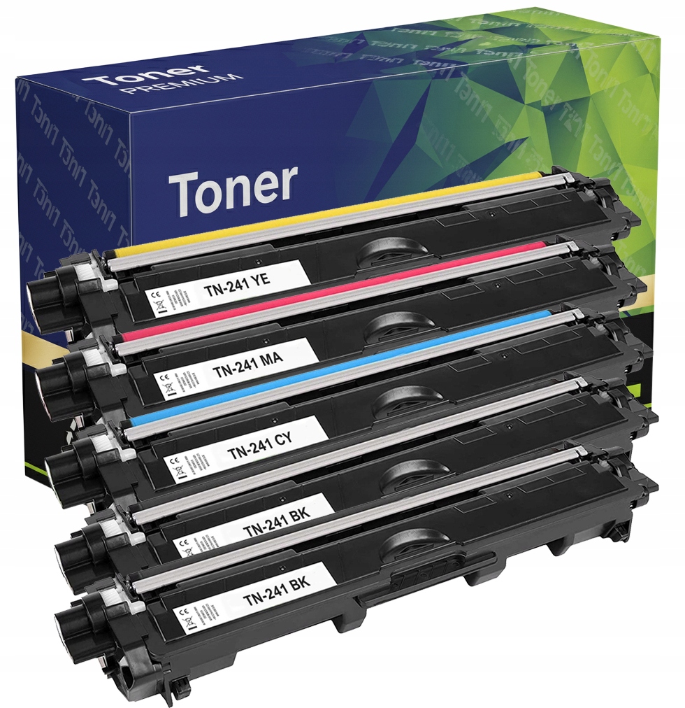 5x Toner Do Brother DCP-9015CDW DCP-9020CDW MFC9140CDN HL3140CW TN241 TN245