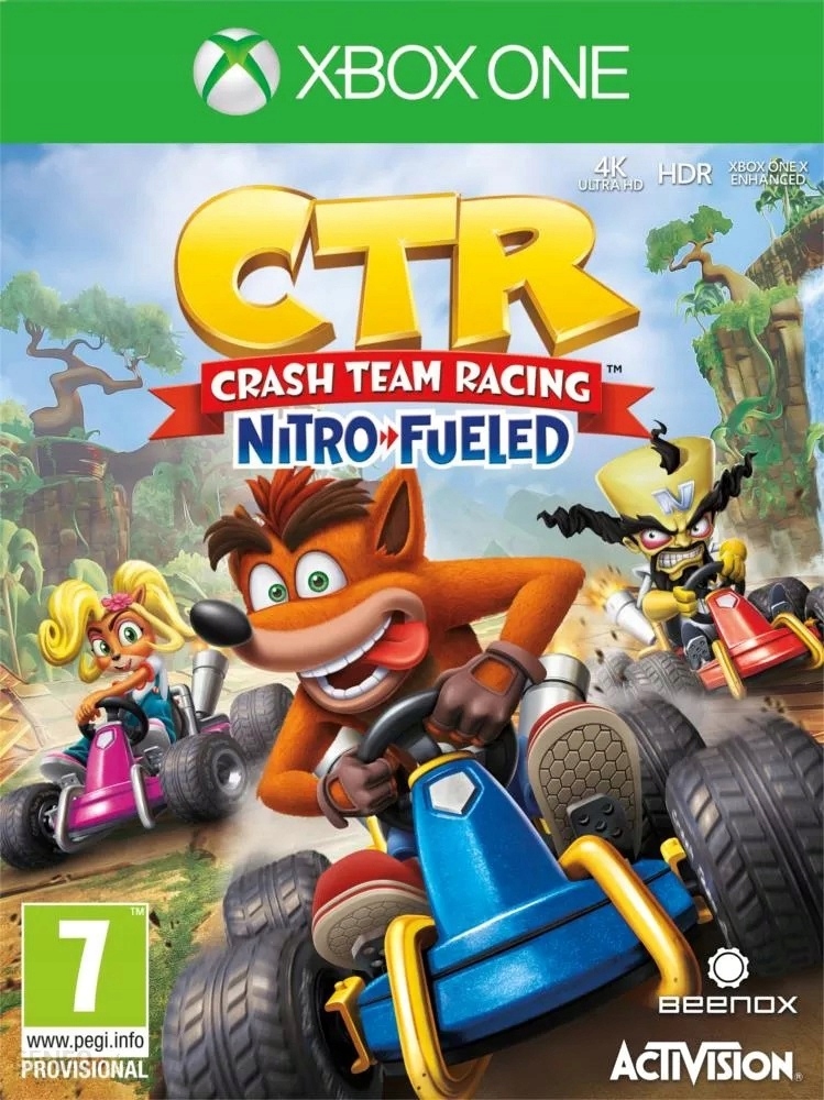 CTR CRASH TEAM RACING NITRO-FUELED XBOX ONE/X/S KLUCZ