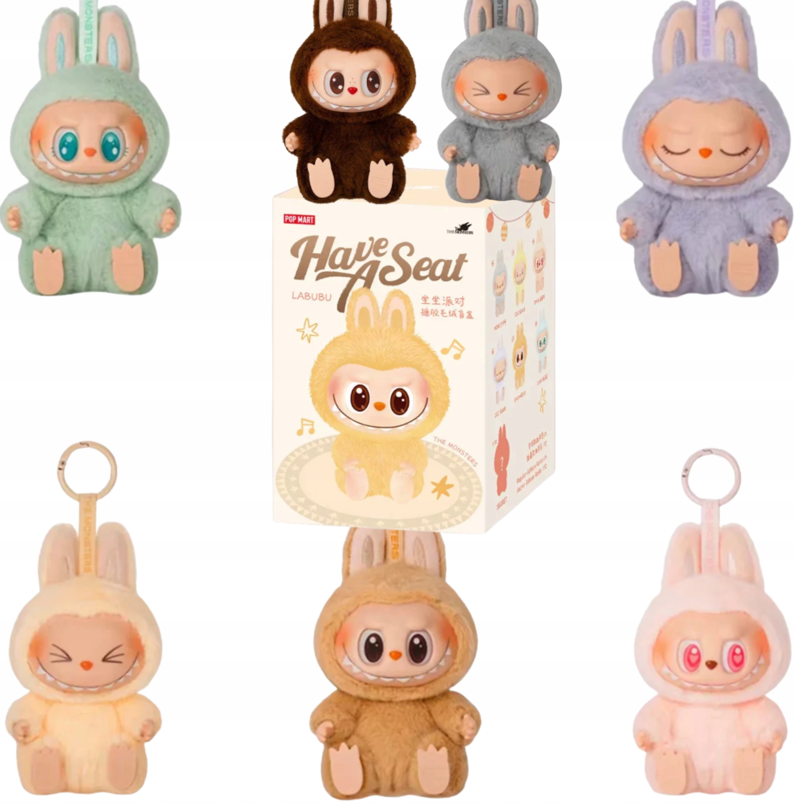 LABUBU THE MONSTERS ぬいぐるみ3BOX Labubu POP MART THE MONSTERS Big into Energy シリーズ