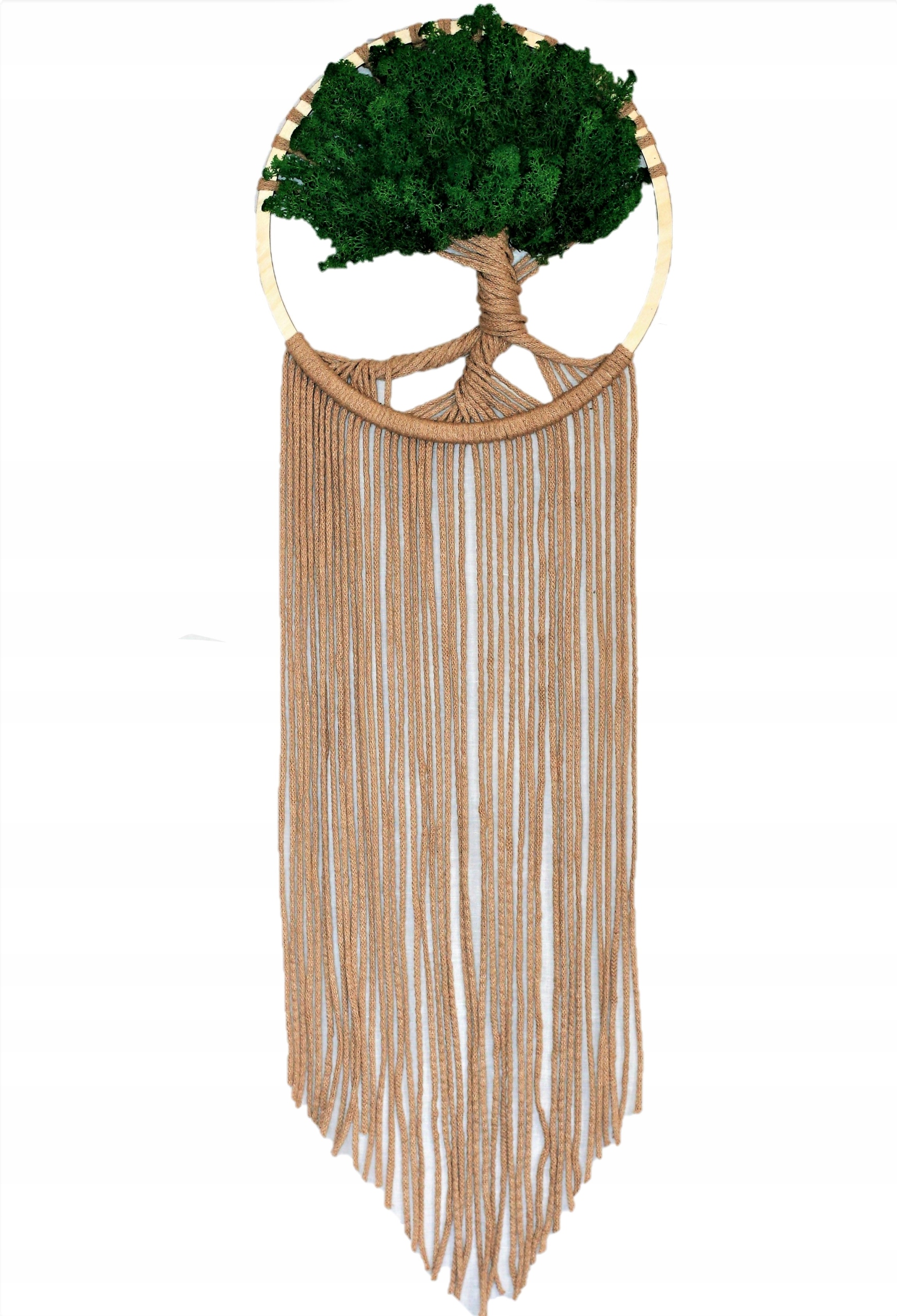 Lapač snů makramé Strom života mech 85 cm Dárek Den Matek