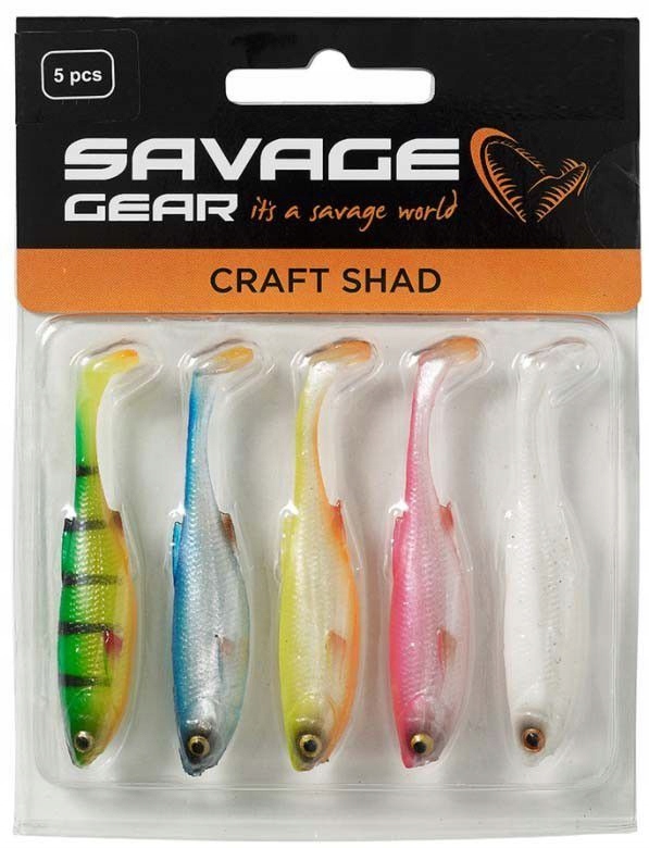 Zestaw gum Savage Gear Craft Shad Dark Water 10cm Długość (cm): 10, Waga (g