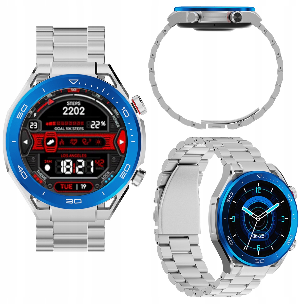 Imiki SmartWatch Xplorer Oyster Silver športové hodinky na behanie